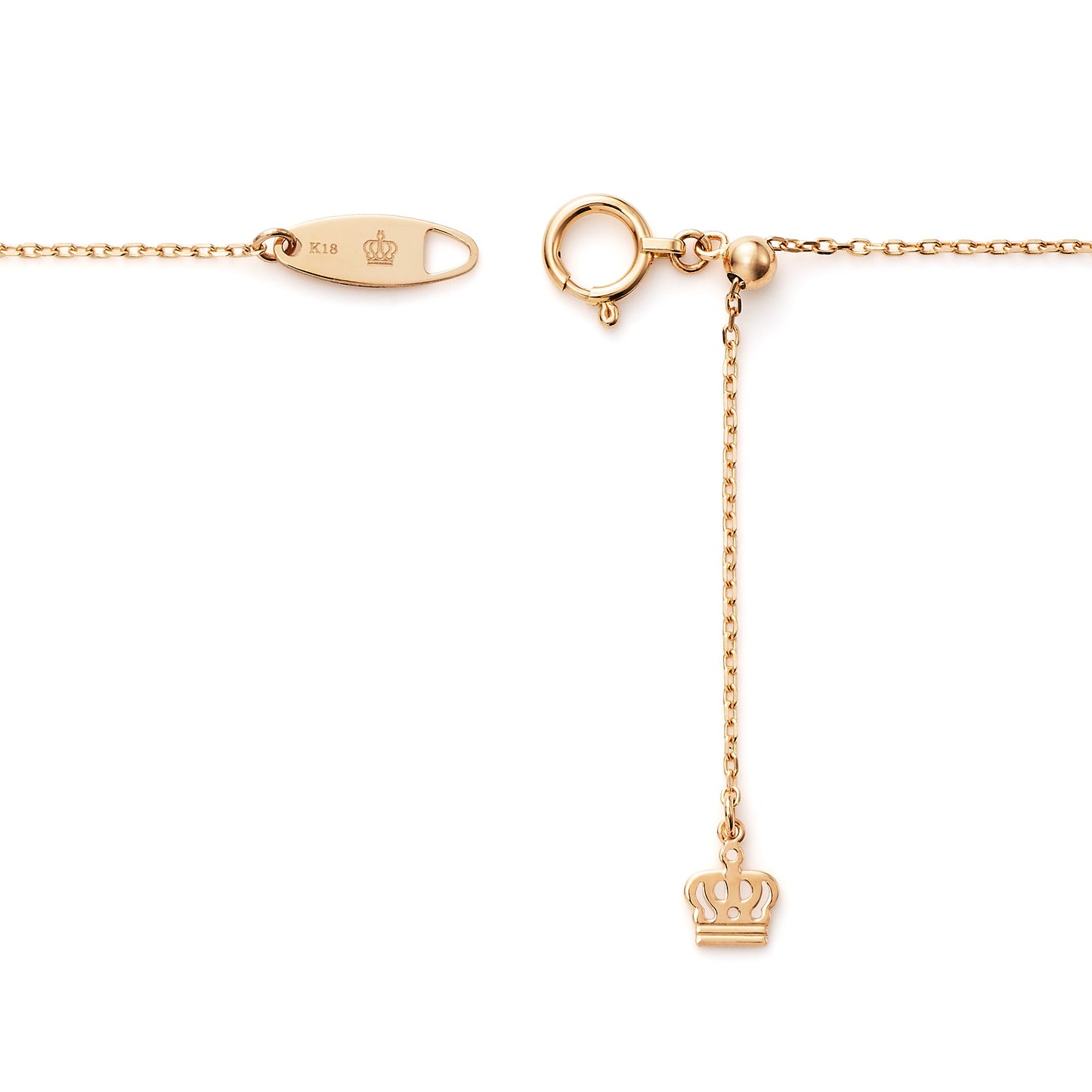 ギフト K18ピンクゴールド ダイヤモンドペンダント