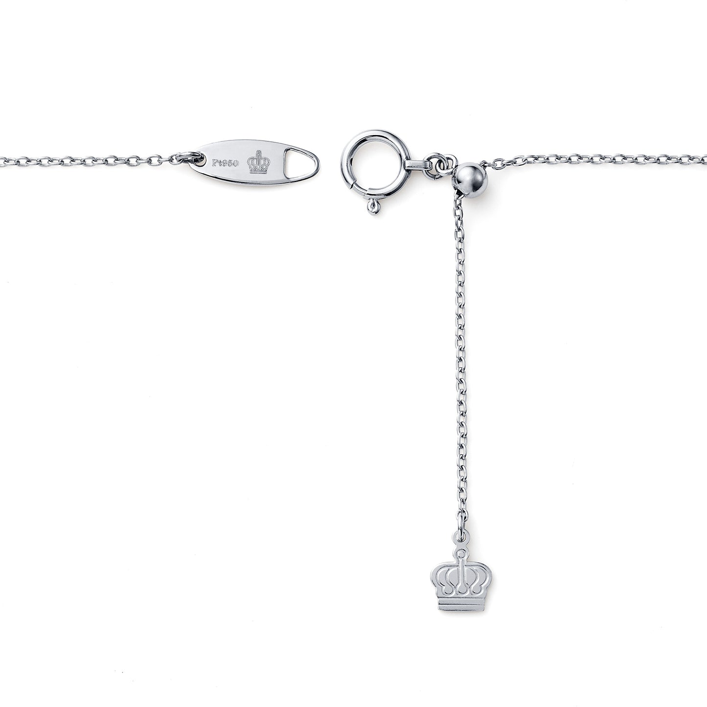 プラチナ ダイヤモンドペンダント0.12ct/刻印可│ロイヤルアッシャー