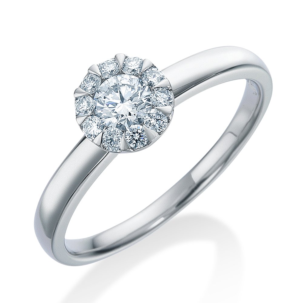 プラチナ ダイヤモンドリング│ロイヤルアッシャー