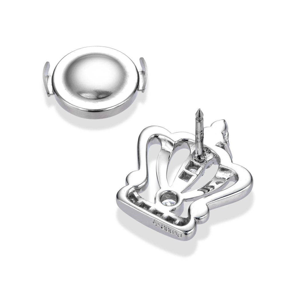 クラウン プラチナ ダイヤモンドピンブローチ│ロイヤルアッシャー