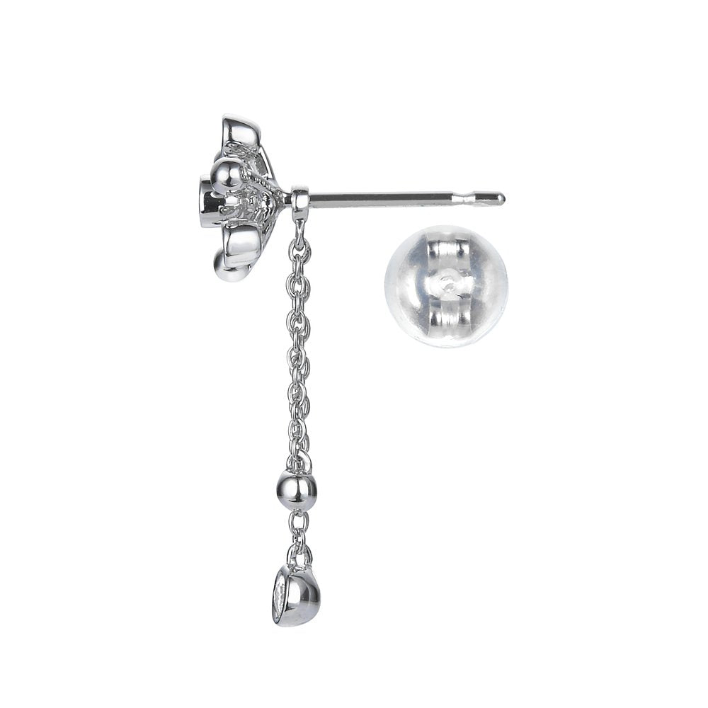 モダンライト プラチナ ダイヤモンド2WAYピアス│ロイヤルアッシャー