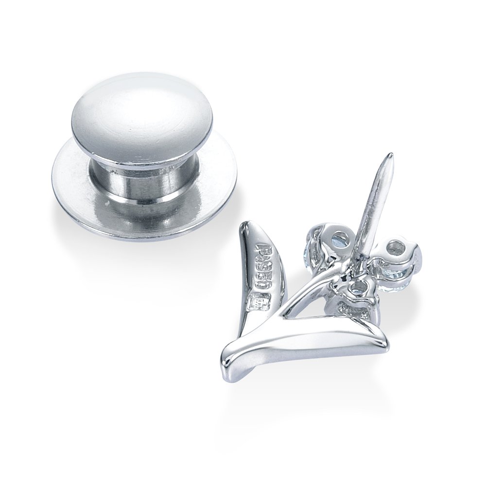 フロリアード プラチナ ダイヤモンドピンブローチ│ロイヤルアッシャー