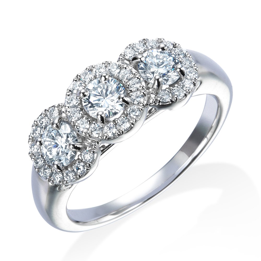 ロイヤル・アッシャー・ブリリアントカット プラチナ ダイヤモンドリングロイヤル・アッシャー・ブリリアントカット プラチナ ダイヤモンドペンダント│ロイヤルアッシャー