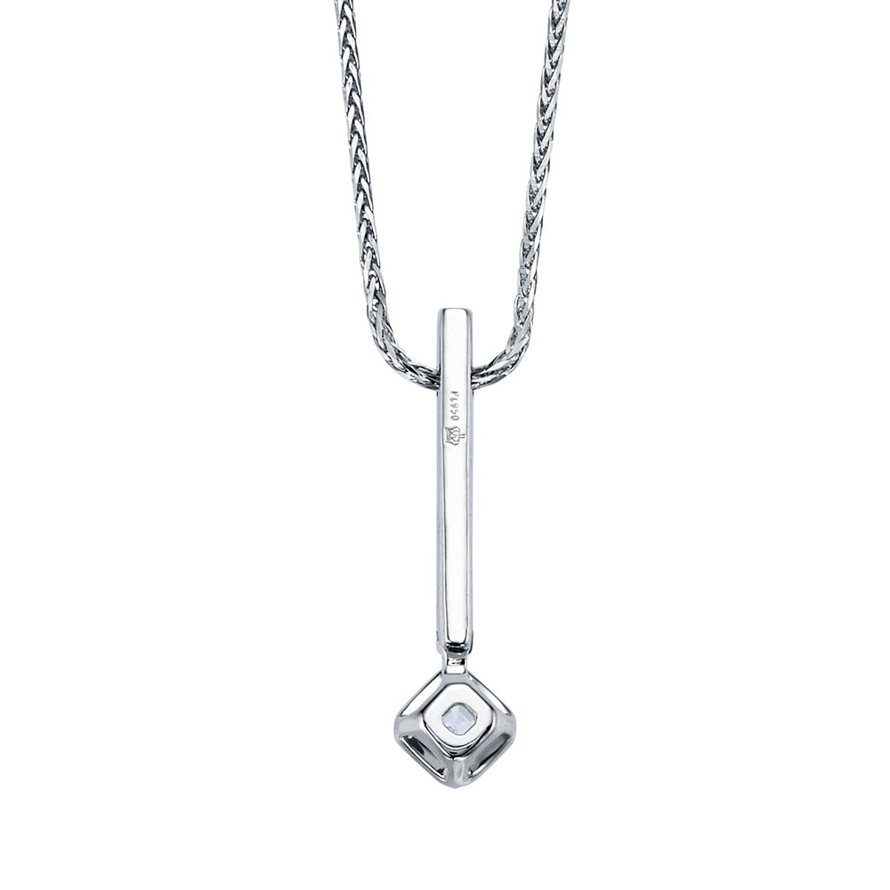 ロイヤル・アッシャー・カット プラチナ ダイヤモンド ペンダント│ロイヤルアッシャー