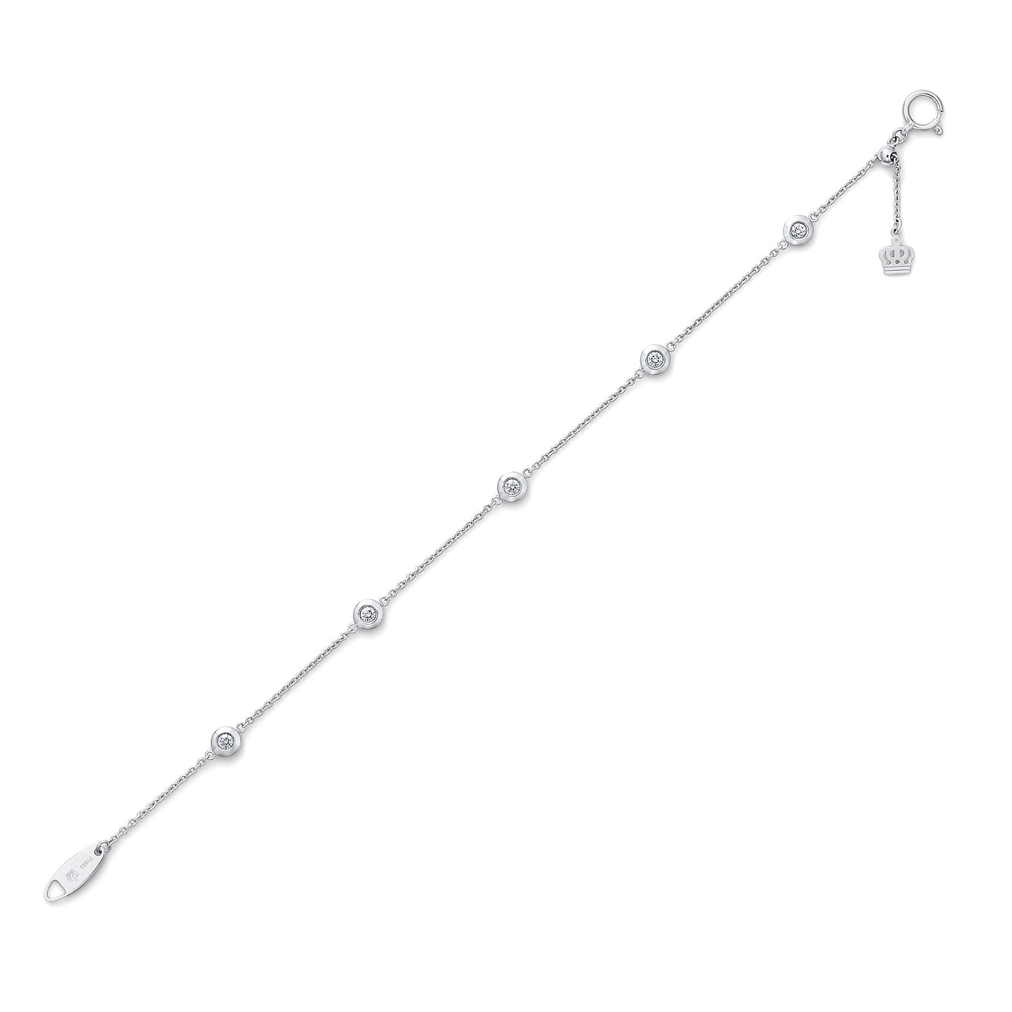 ギフト プラチナ ダイヤモンドブレスレット