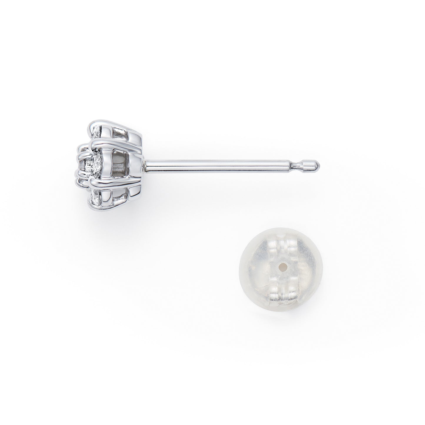 プラチナ ダイヤモンドピアス│ロイヤルアッシャー