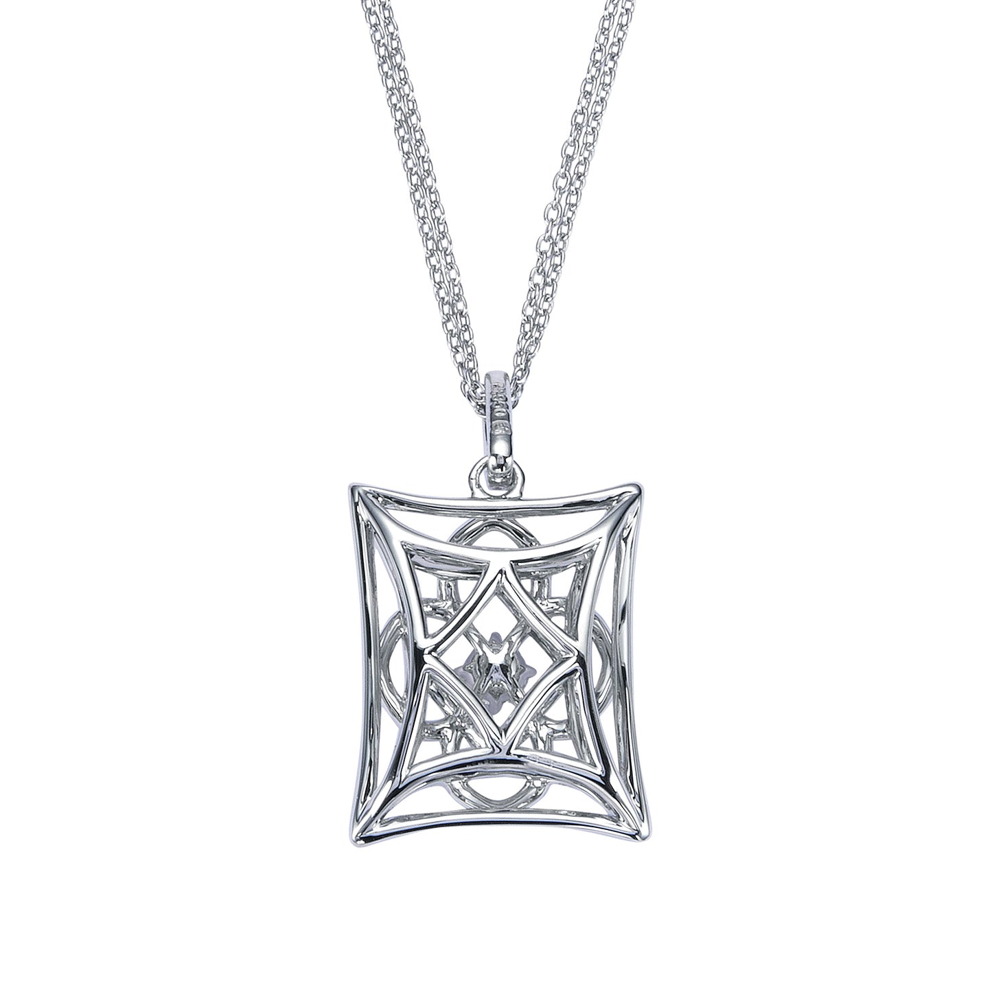 シーリング プラチナ ダイヤモンドペンダント