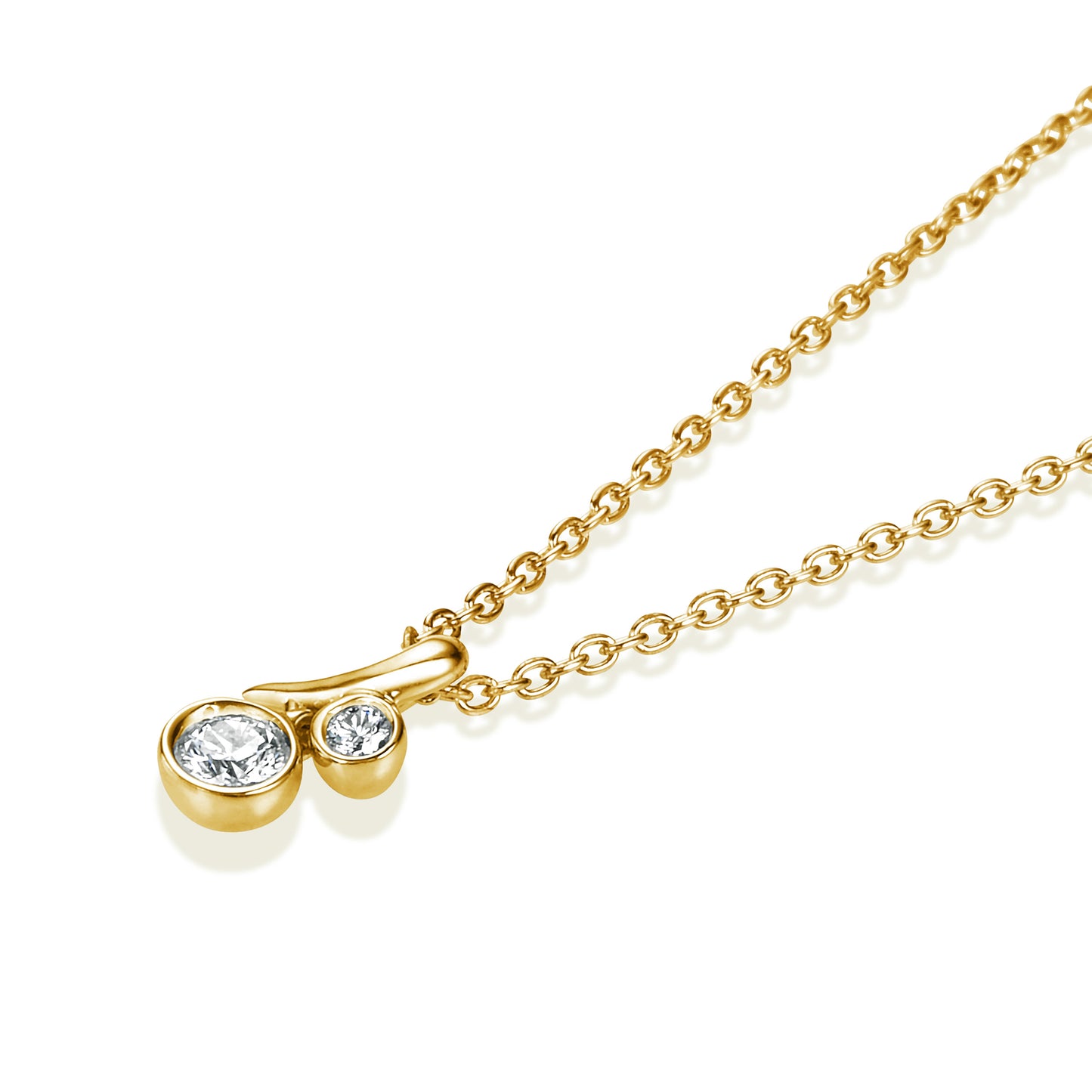 ホリデーシーズン K18イエローゴールド ダイヤモンドペンダント