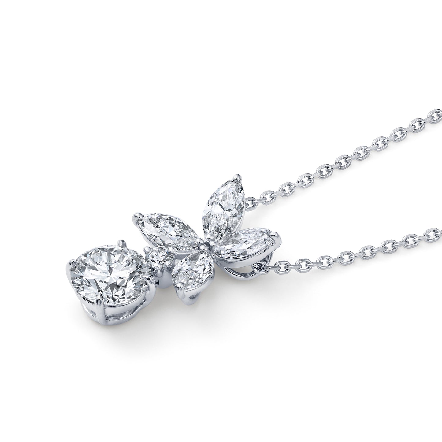 ロイヤル・アッシャー・ブリリアントカット ペンダント