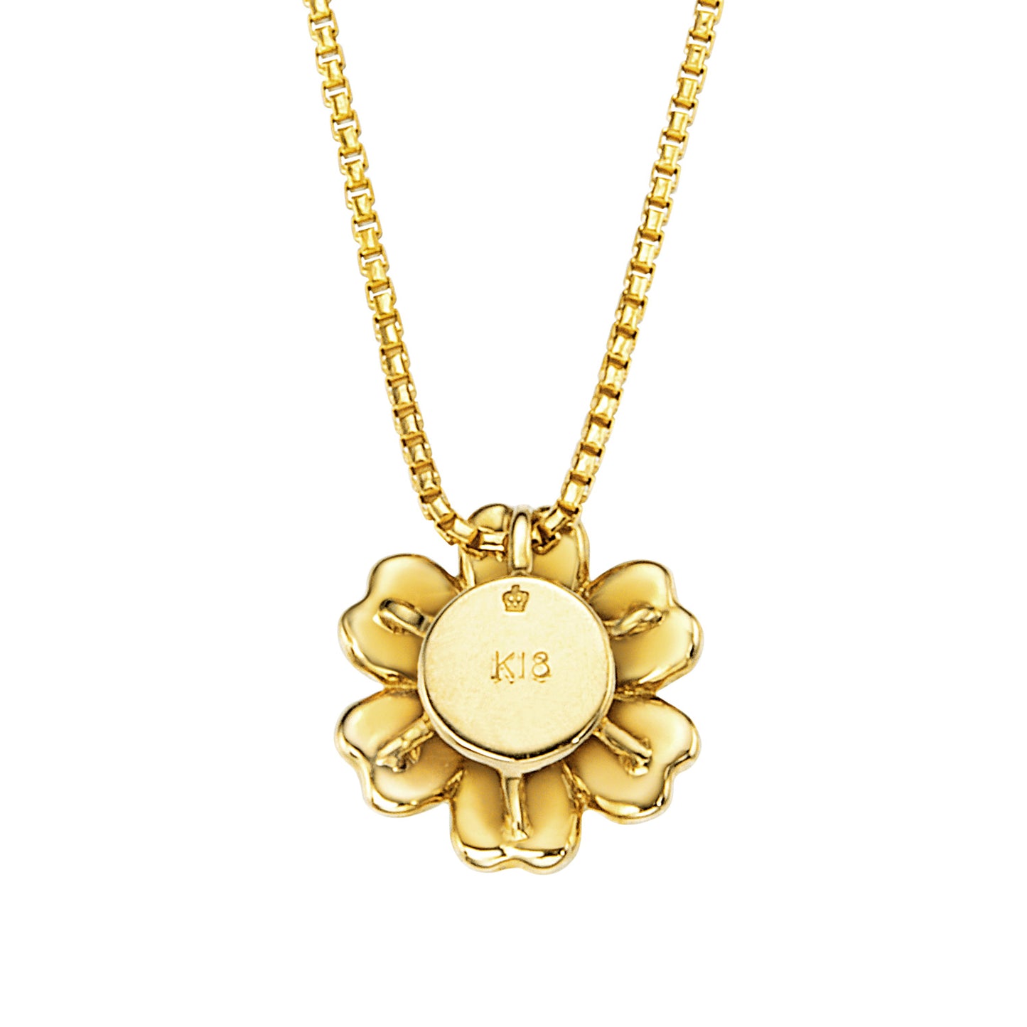 フロリア―ド K18イエローゴールドダイヤモンドペンダント│ロイヤルアッシャー