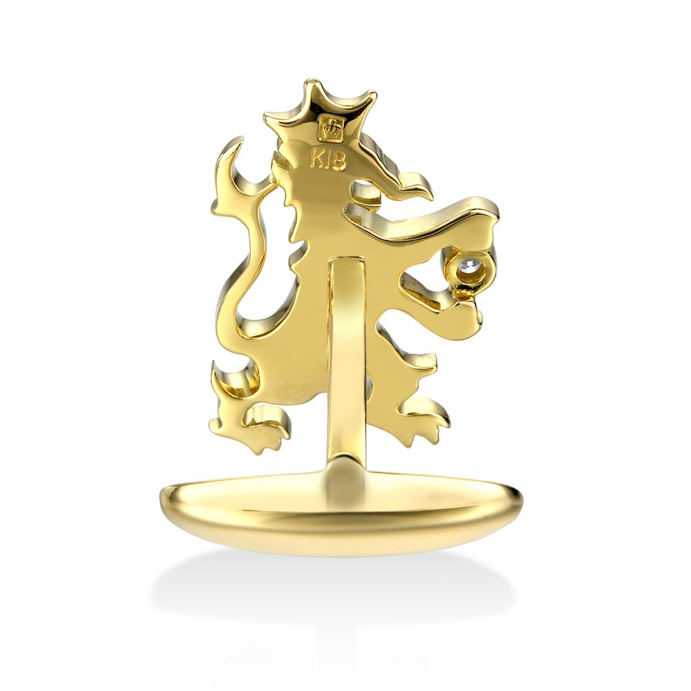 ボヤージュ K18イエローゴールド ダイヤモンドカフリンクス│ロイヤルアッシャー