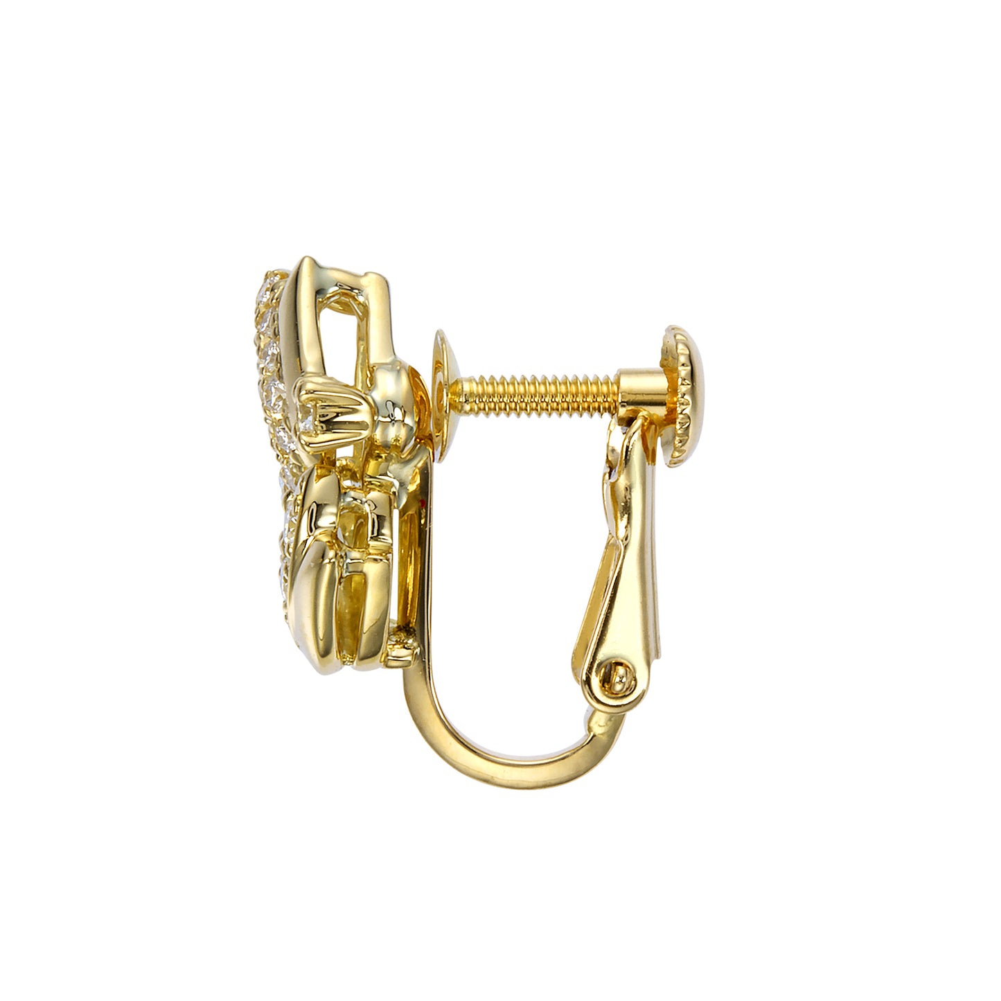 フロリアード K18イエローゴールド ダイヤモンドイヤリング│ロイヤルアッシャー