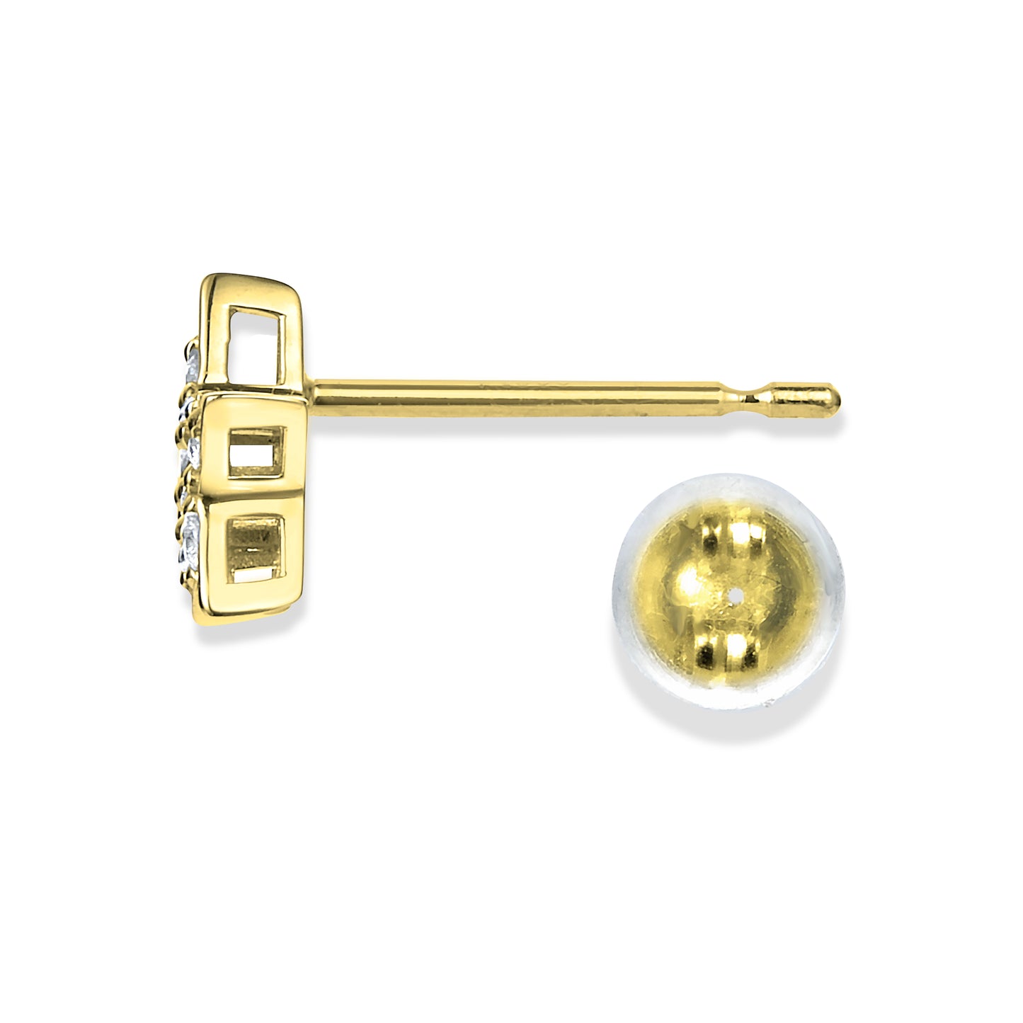 ルフト K18イエローゴールド ダイヤモンドピアス│ロイヤルアッシャー