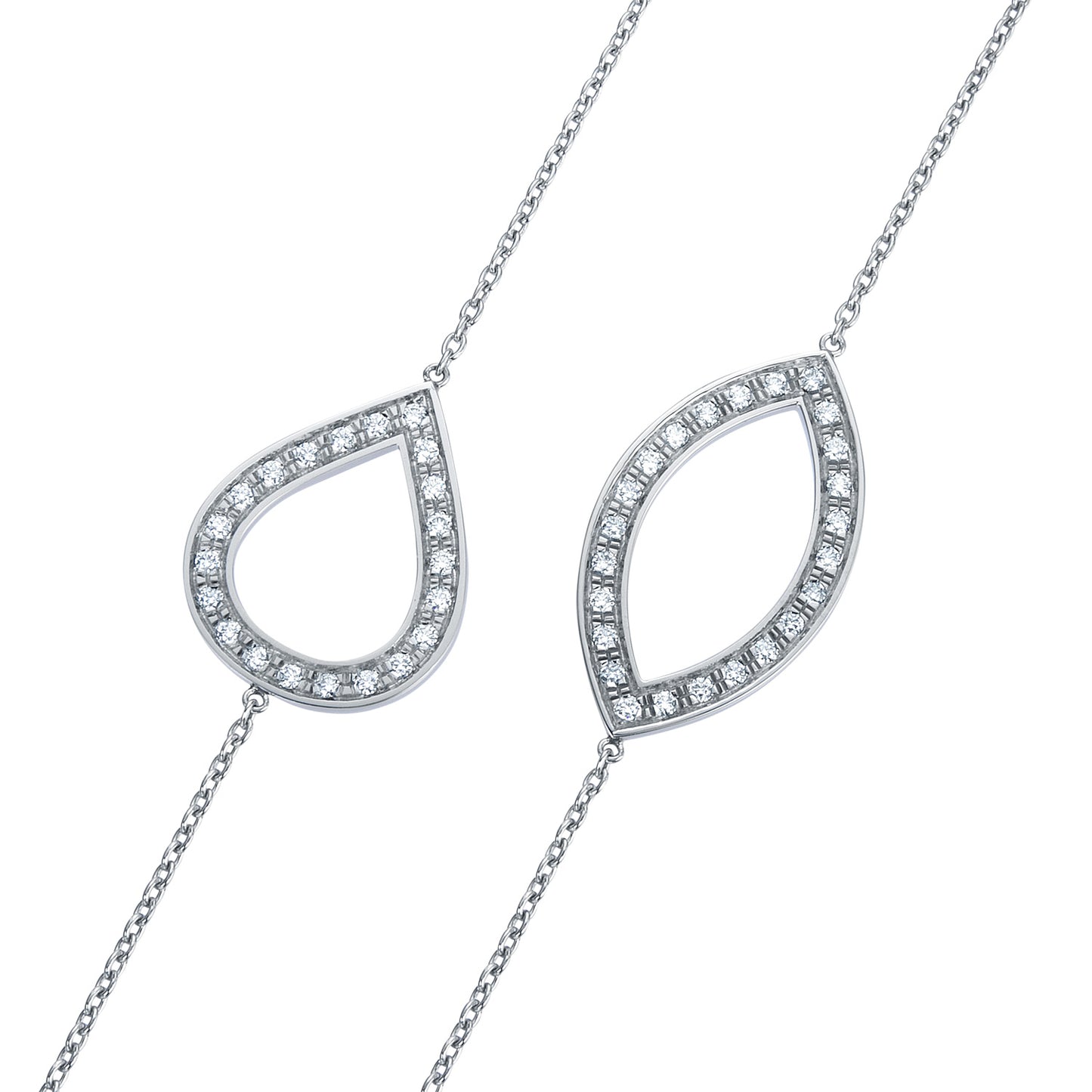 ナインシェイプス プラチナダイヤモンド ネックレス│ロイヤルアッシャー