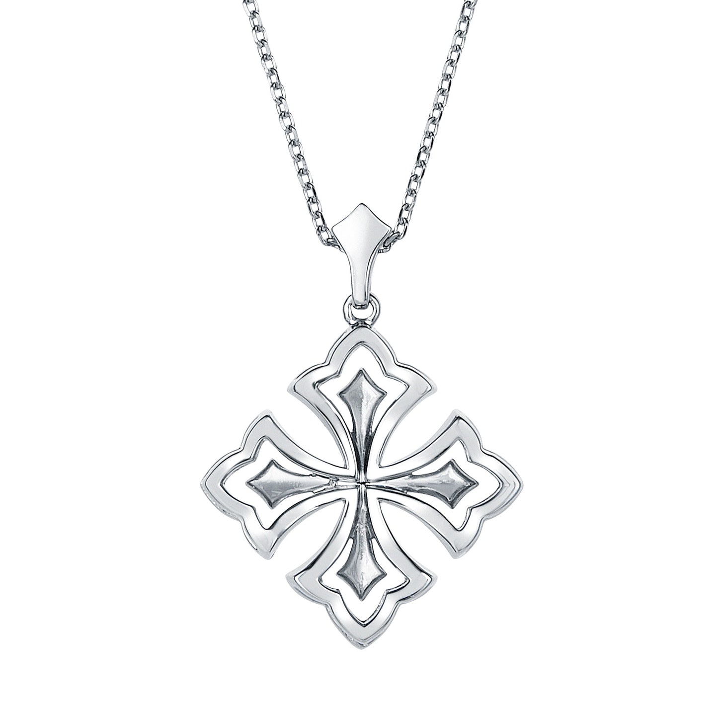 ウィンドウフレーム プラチナダイヤモンドペンダント│ロイヤルアッシャー