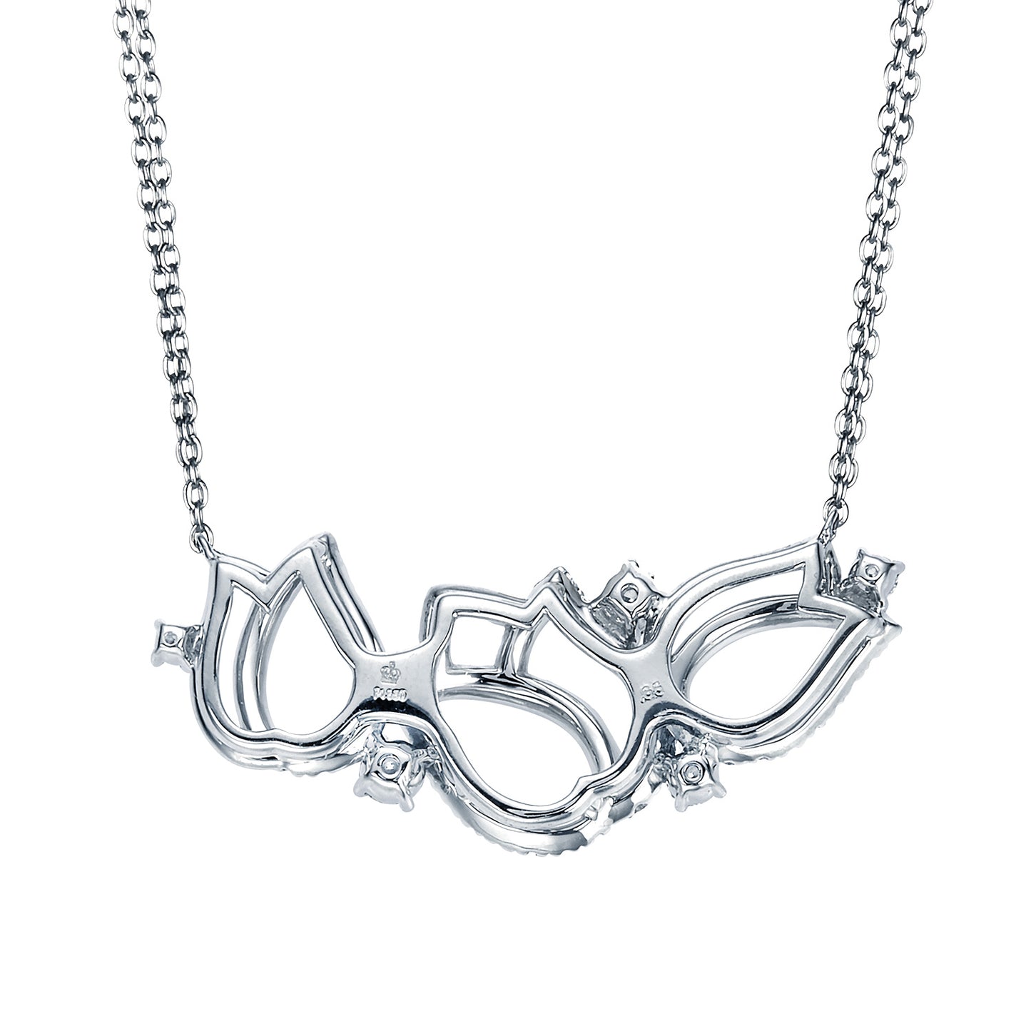 フロリアード プラチナ ダイヤモンドペンダント│ロイヤルアッシャー