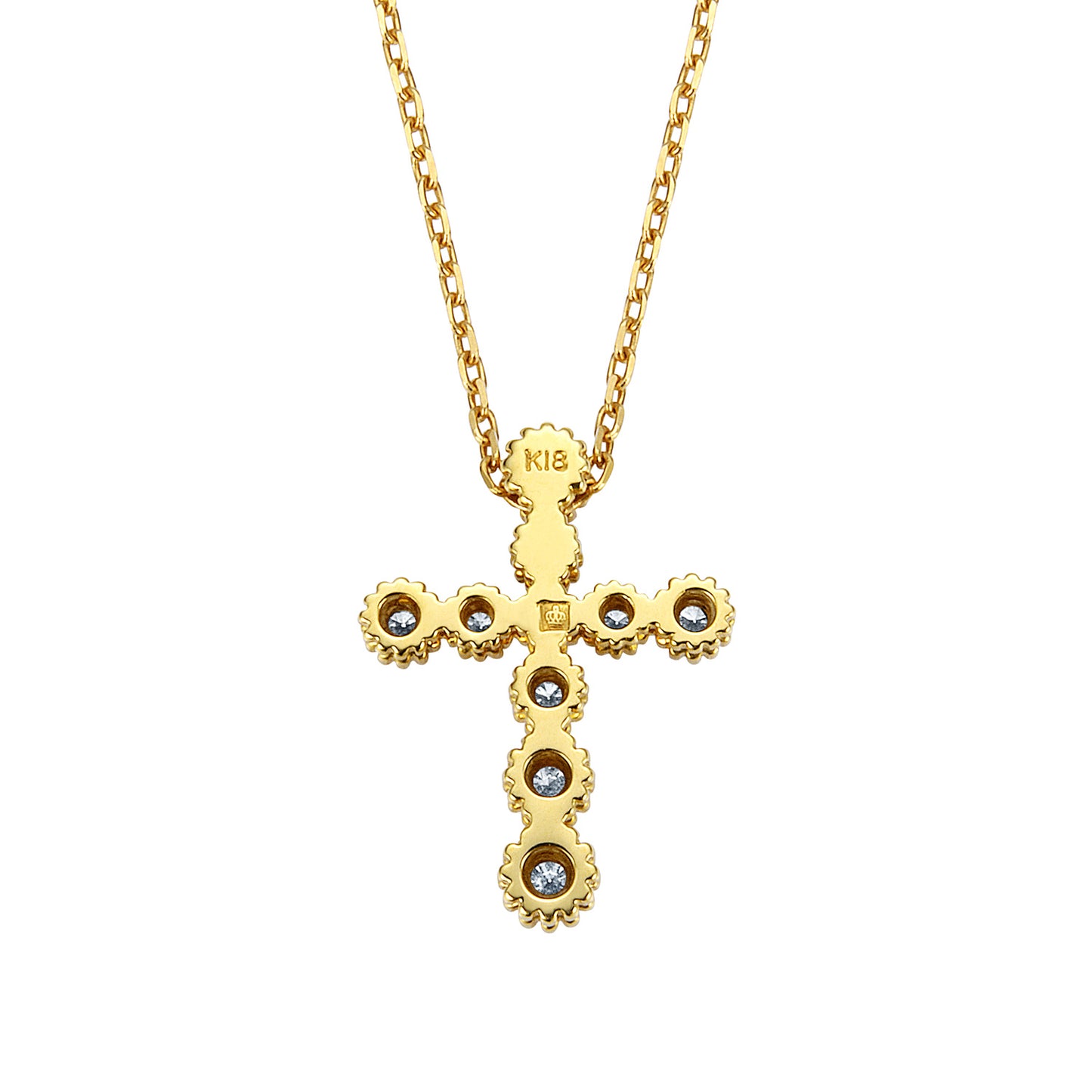 クロス K18イエローゴールド ダイヤモンドペンダント│ロイヤルアッシャー