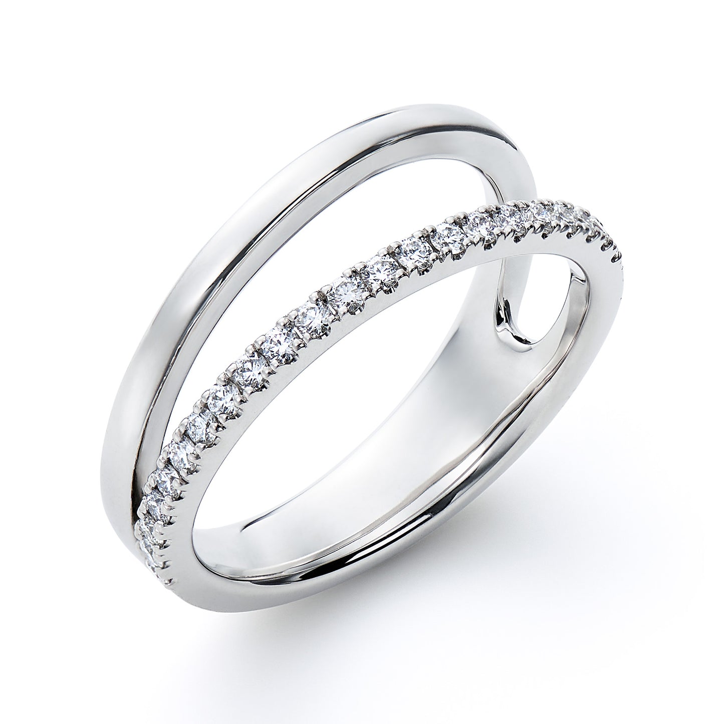 ライン プラチナ ダイヤモンドリング│ロイヤルアッシャー