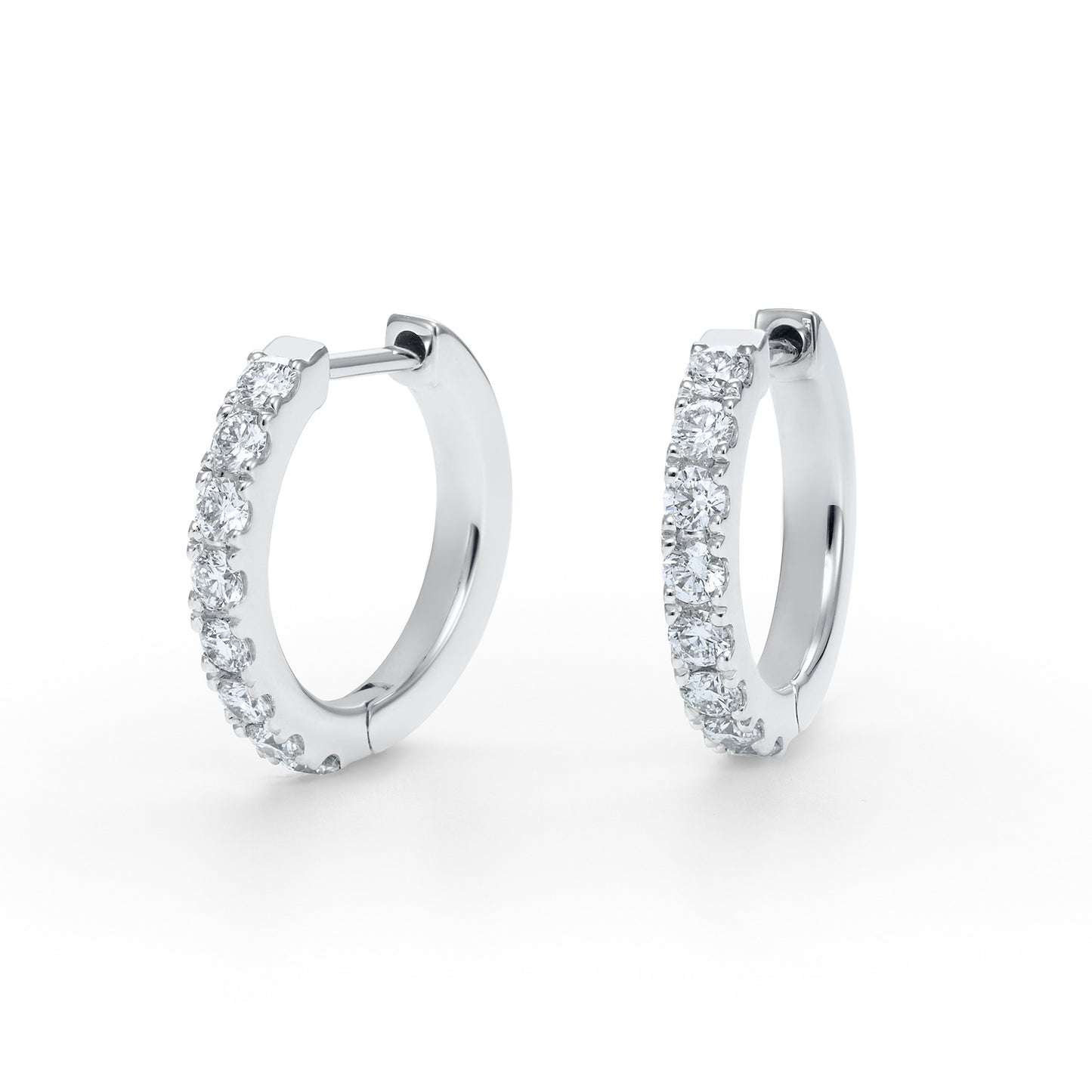 エーデル プラチナ ダイヤモンドフープピアス