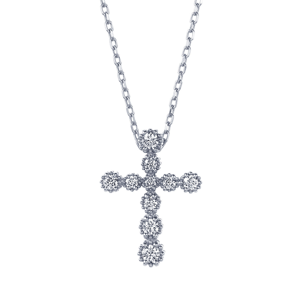 クロス プラチナ ダイヤモンドペンダント｜ROYALASSCHER – ロイヤル 