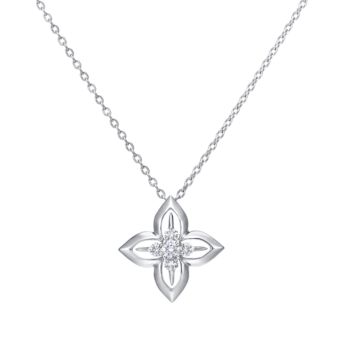 フロリアード プラチナ ダイヤモンドペンダント