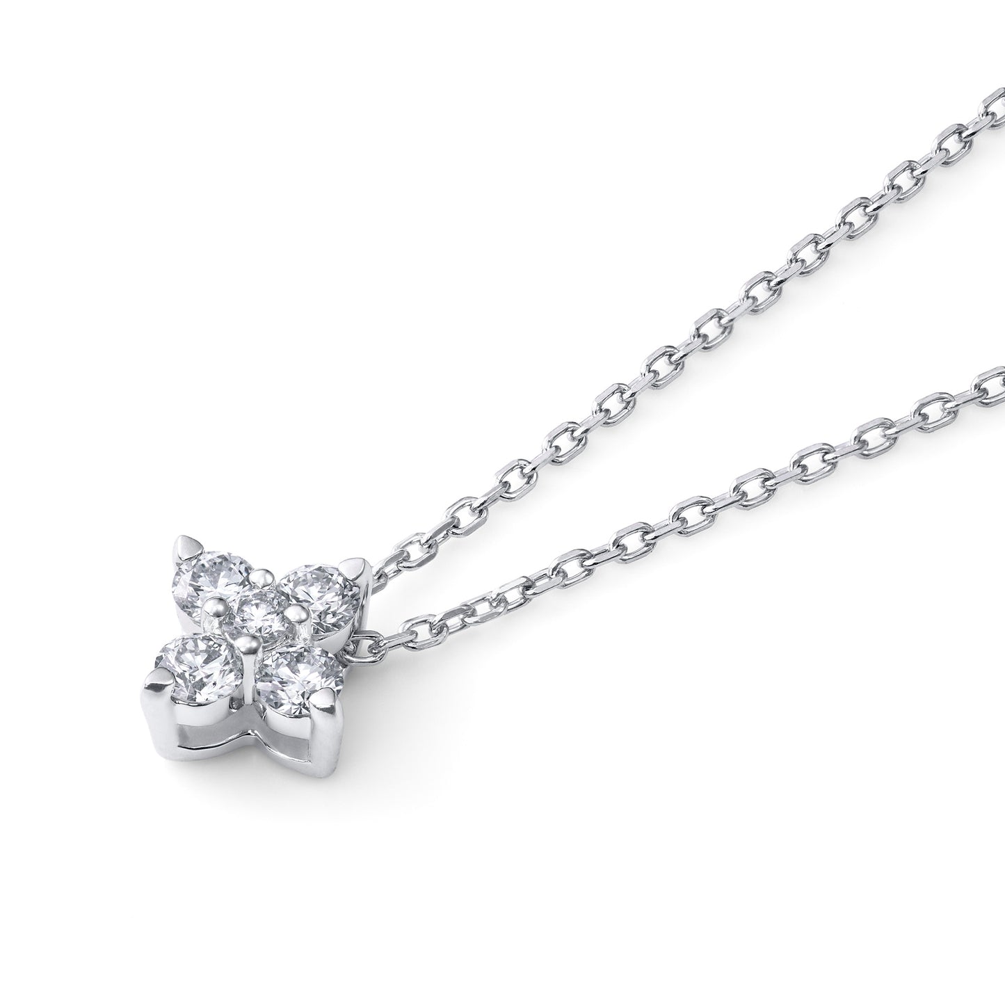 フロリアード プラチナ ダイヤモンドペンダント