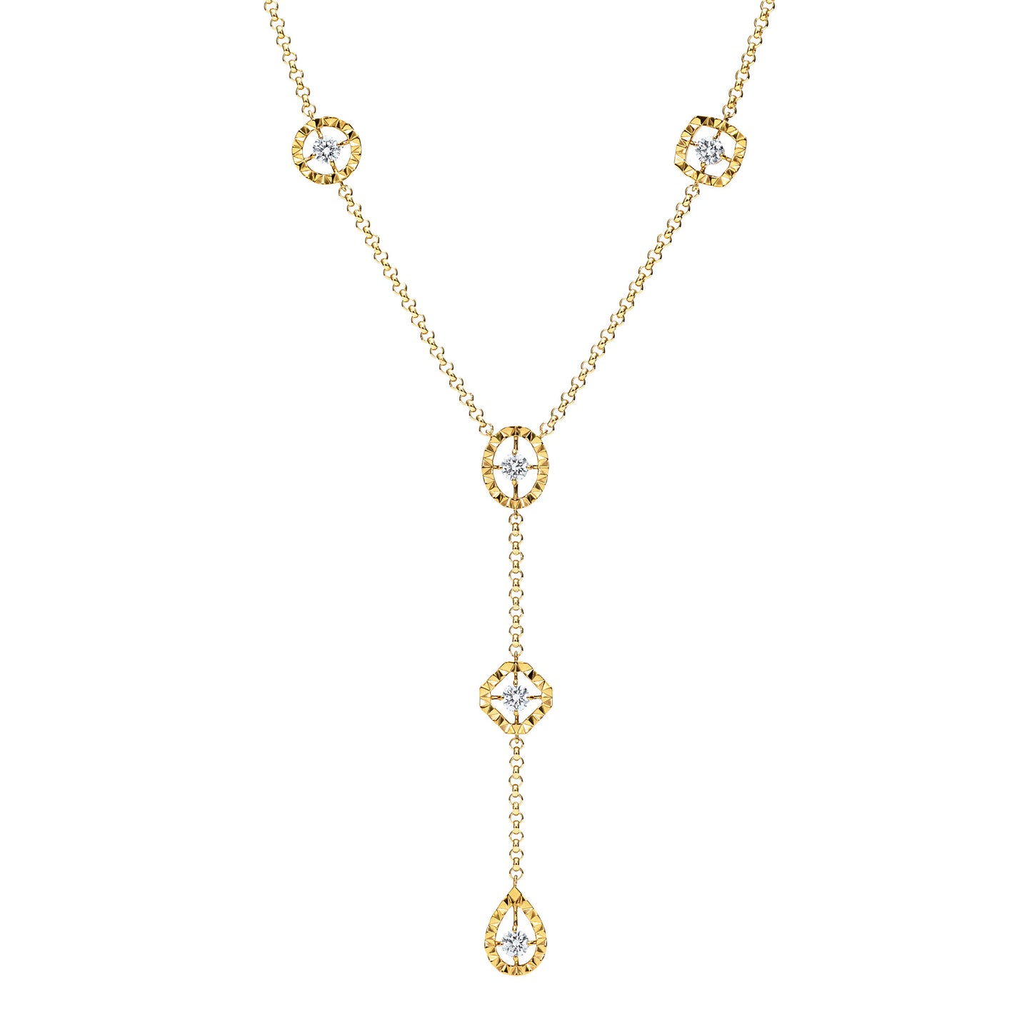 ナインシェイプス® K18 イエローゴールドペンダント