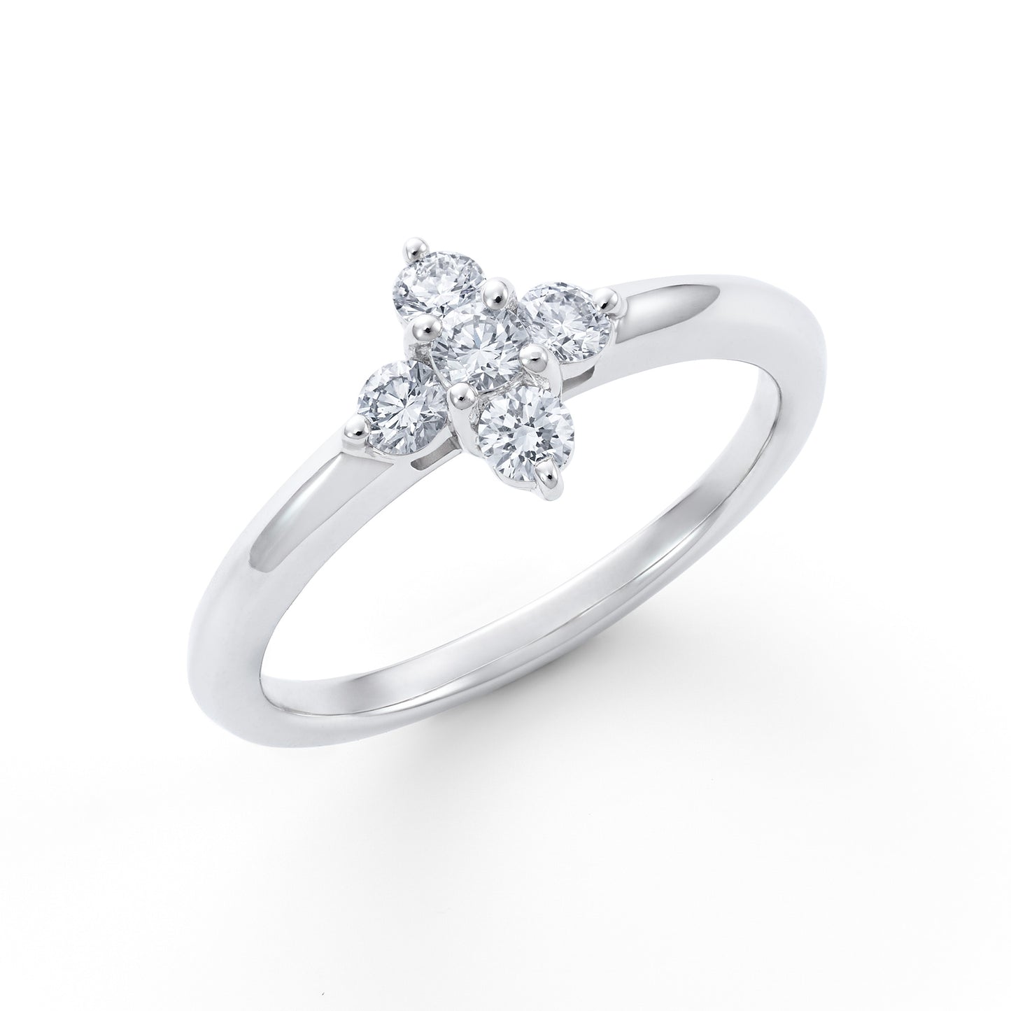 フロリアード プラチナ ダイヤモンドリング