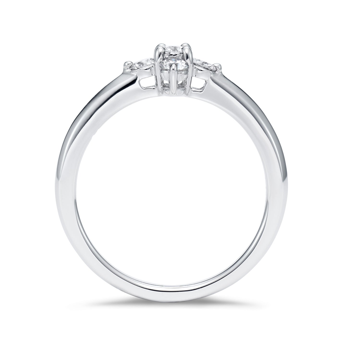 フロリアード プラチナ ダイヤモンドリング