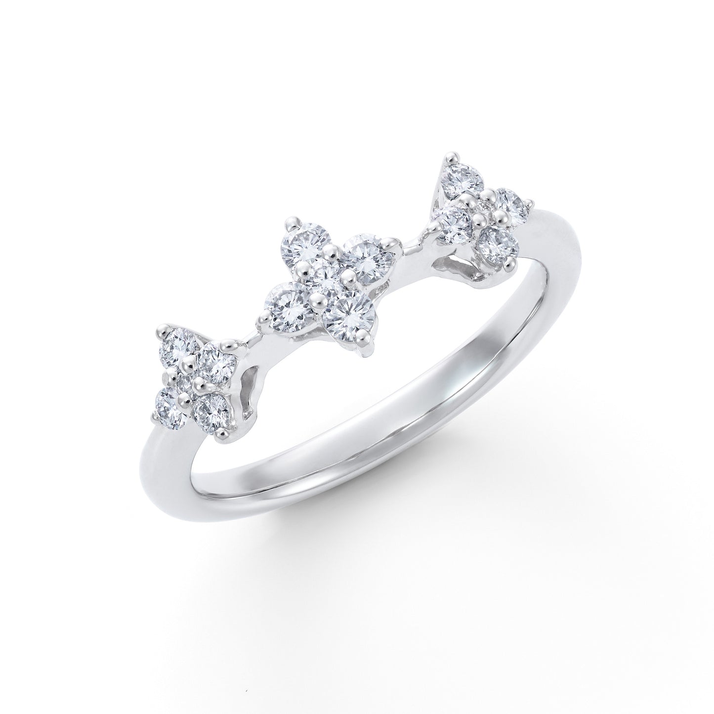 フロリアード プラチナ ダイヤモンドリング