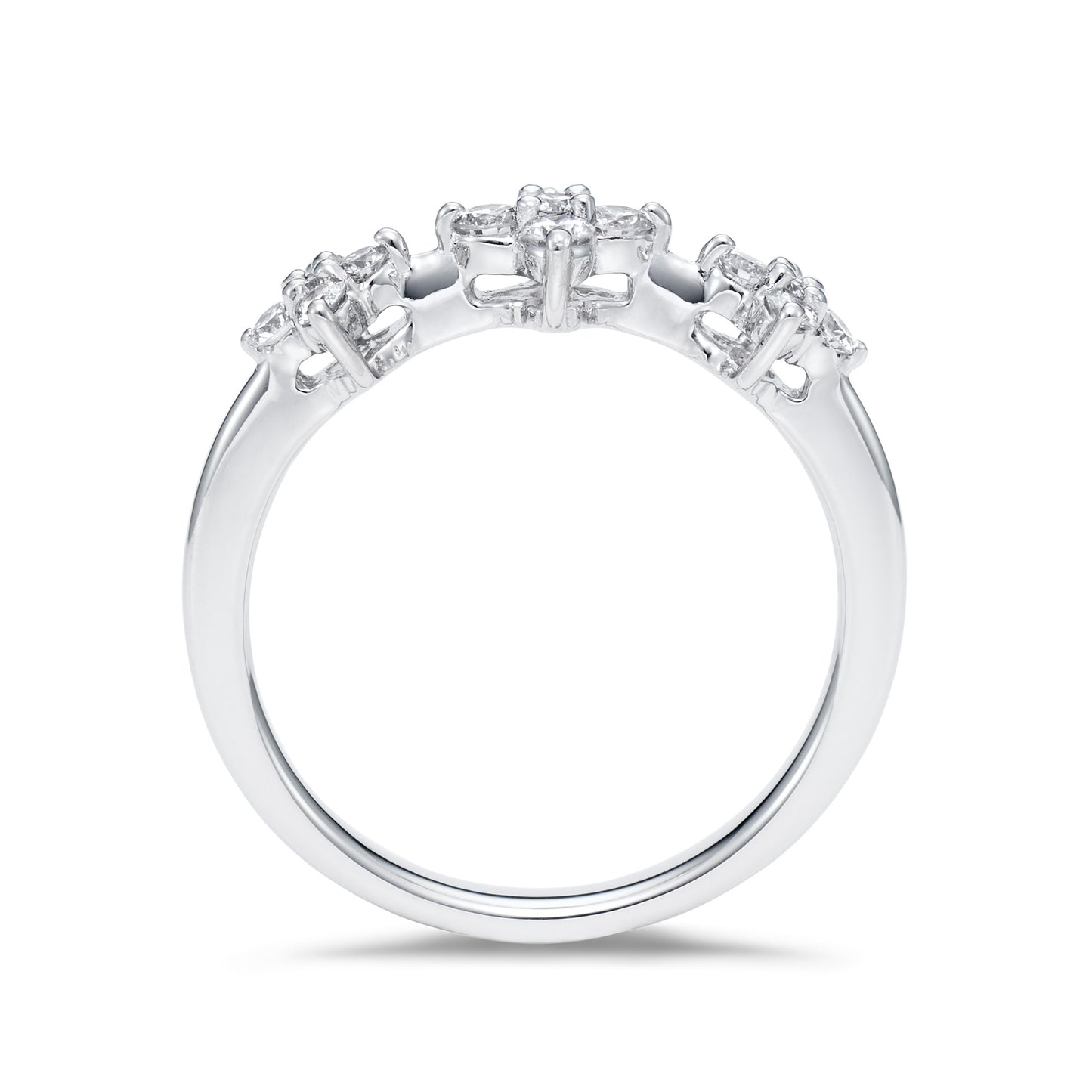 フロリアード プラチナ ダイヤモンドリング