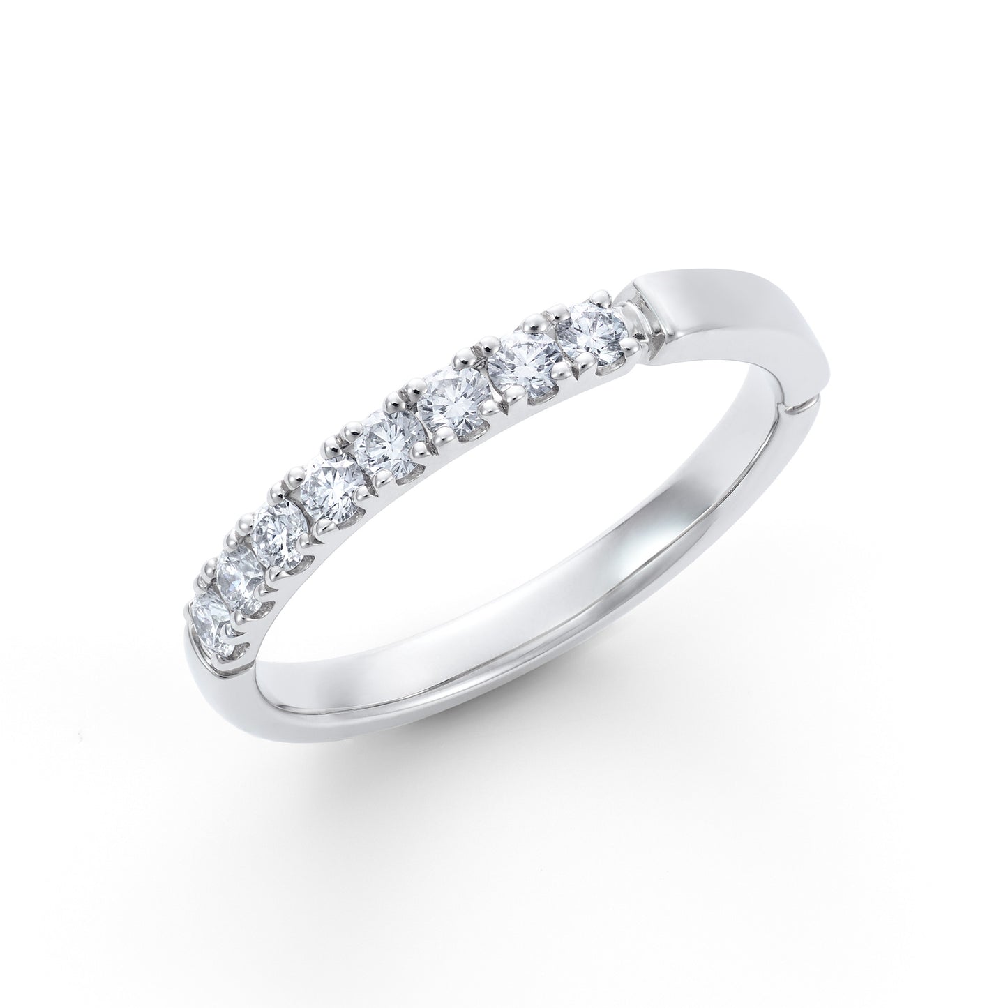 ライン プラチナ ダイヤモンドリング