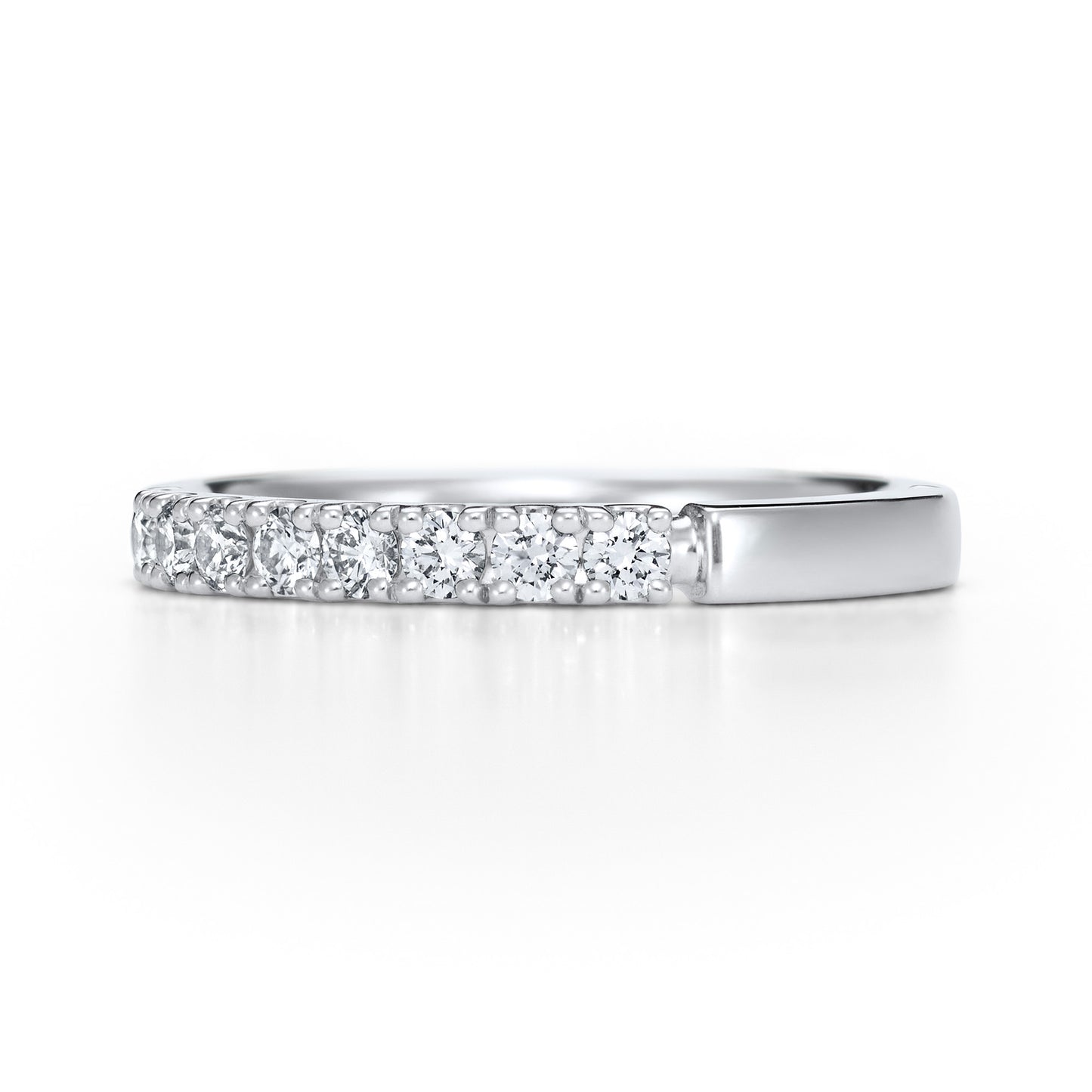 ライン プラチナ ダイヤモンドリング