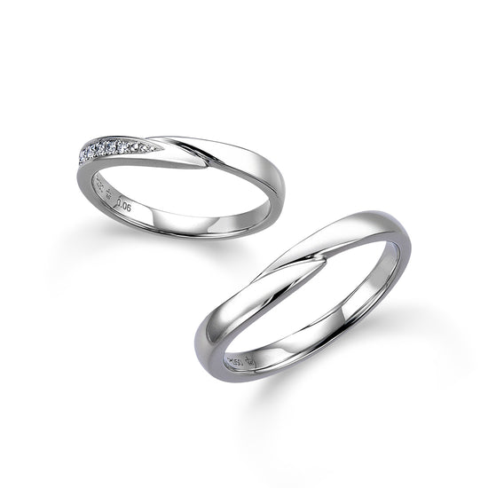 ROYAL ASSCHER WRB061/WRA051の公式商品写真(ペア・仕様例)
