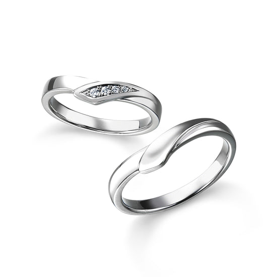ROYAL ASSCHER WRB064/WRA054の公式商品写真(ペア・仕様例)