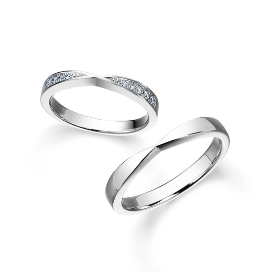 ROYAL ASSCHER WRB065/WRA055の公式商品写真(ペア・仕様例)