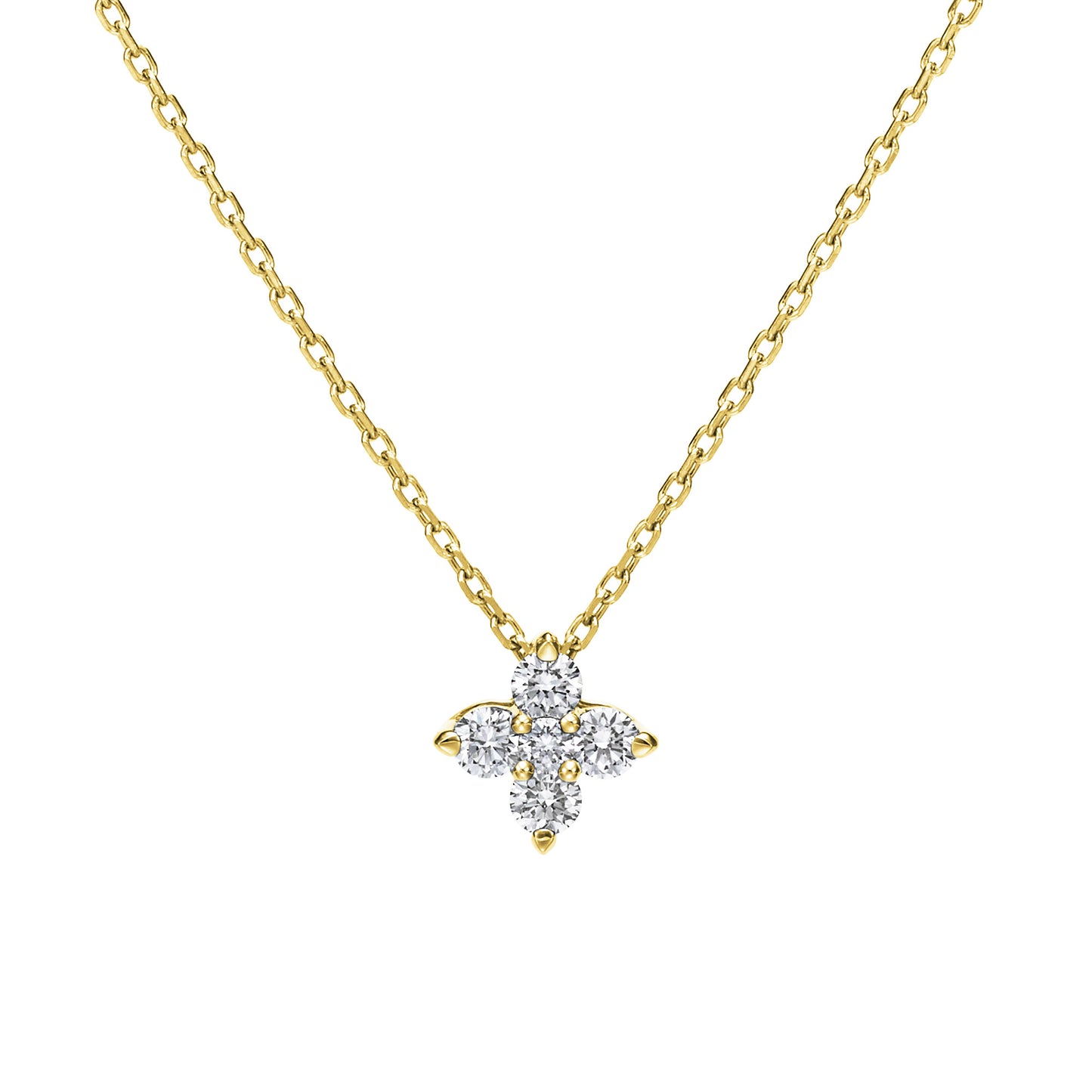 フロリアード K18イエローゴールド ダイヤモンドペンダント