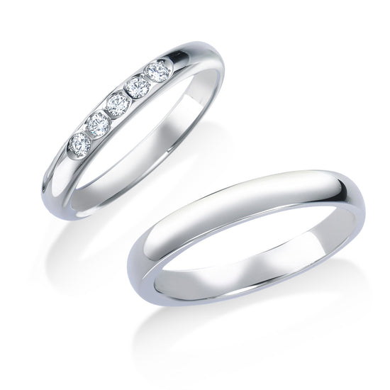 ROYAL ASSCHER WRB071/WRA061の公式商品写真（ペア・仕様例）