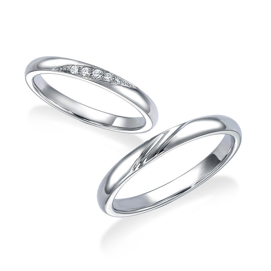 ROYAL ASSCHER クラウン WRB076/WRA066の公式商品写真（ペア・仕様例）